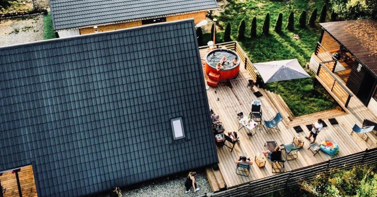 Вилла Zenith A-Frame Straja Lupeni  Экстерьер фото